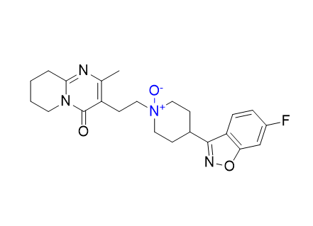 利培酮杂质11,4-(6-fluorobenzo[d]isoxazol-3-yl)-1-(2-(2-methyl-4-oxo-6,7,8,9-tetrahydro-4H-pyrido[1,2-a]pyrimidin-3-yl)ethyl)piperidine 1-oxide