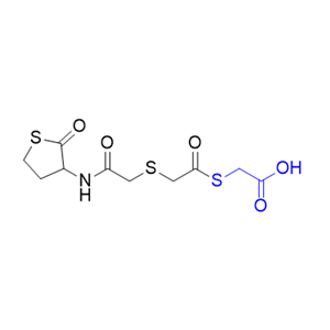厄多司坦杂质02,2-((2-((2-oxo-2-((2-oxotetrahydrothiophen-3-yl)amino)ethyl)thio)acetyl)thio)acetic acid