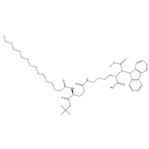 N2-[芴甲氧羰基]-N6-[N-(1-氧代十六烷基)-L-GAMMA-谷氨酰]-L-赖氨酸 1
