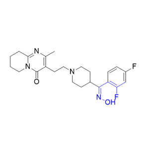 利培酮杂质02,3-[2-[4-[(Z)-(2,4-difluorophenyl)(hydroxyimino) methyl]piperidin-1-yl]ethyl]-2-methyl- 6,7,8,9-tetrahydro-4H-pyrido[1,2-a]pyrimidin-4-one