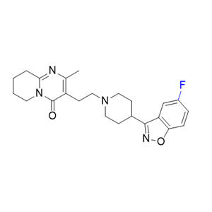 利培酮杂质04,3-[2-[4-(5-fluoro-1,2-benzisoxazol-3-yl)piperidin-1- yl]ethyl]-2-methyl-6,7,8,9-tetrahydro-4H-pyrido[1,2- a]pyrimidin-4-one