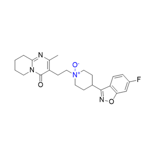 利培酮杂质11,4-(6-fluorobenzo[d]isoxazol-3-yl)-1-(2-(2-methyl-4-oxo-6,7,8,9-tetrahydro-4H-pyrido[1,2-a]pyrimidin-3-yl)ethyl)piperidine 1-oxide