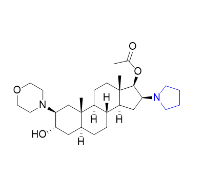 罗库溴铵杂质01,3α-hydroxy-2β-(morpholin-4-yl)-16β-(pyrrolidin-1-yl)- 5α-androstan-17β-yl acetate