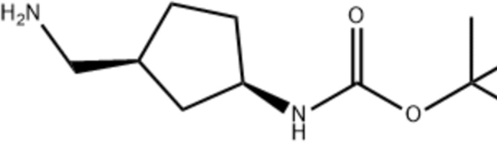 Carbamic acid, [(1R,3S)-3-(aminomethyl)cyclopentyl]-, 1,1-dimethylethyl ester,Carbamic acid, [(1R,3S)-3-(aminomethyl)cyclopentyl]-, 1,1-dimethylethyl ester