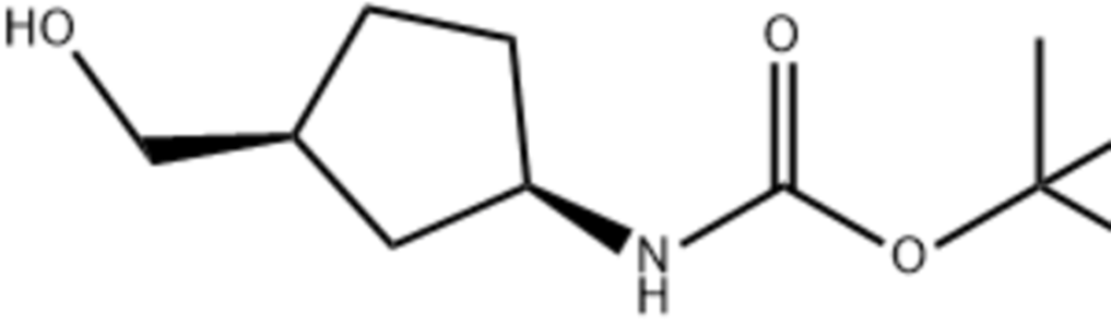 Carbamic acid, N-[(1R,3S)-3-(hydroxymethyl)cyclopentyl]-, 1,1-dimethylethyl ester,Carbamic acid, N-[(1R,3S)-3-(hydroxymethyl)cyclopentyl]-, 1,1-dimethylethyl ester