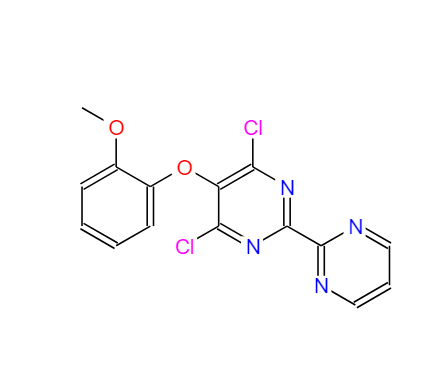 4,6-二氯-5-(2-甲氧基苯氧基)-2,2'-二嘧啶,4,6-Dichloro-5-(2-methoxyphenoxy)-2,2'-bipyrimidine