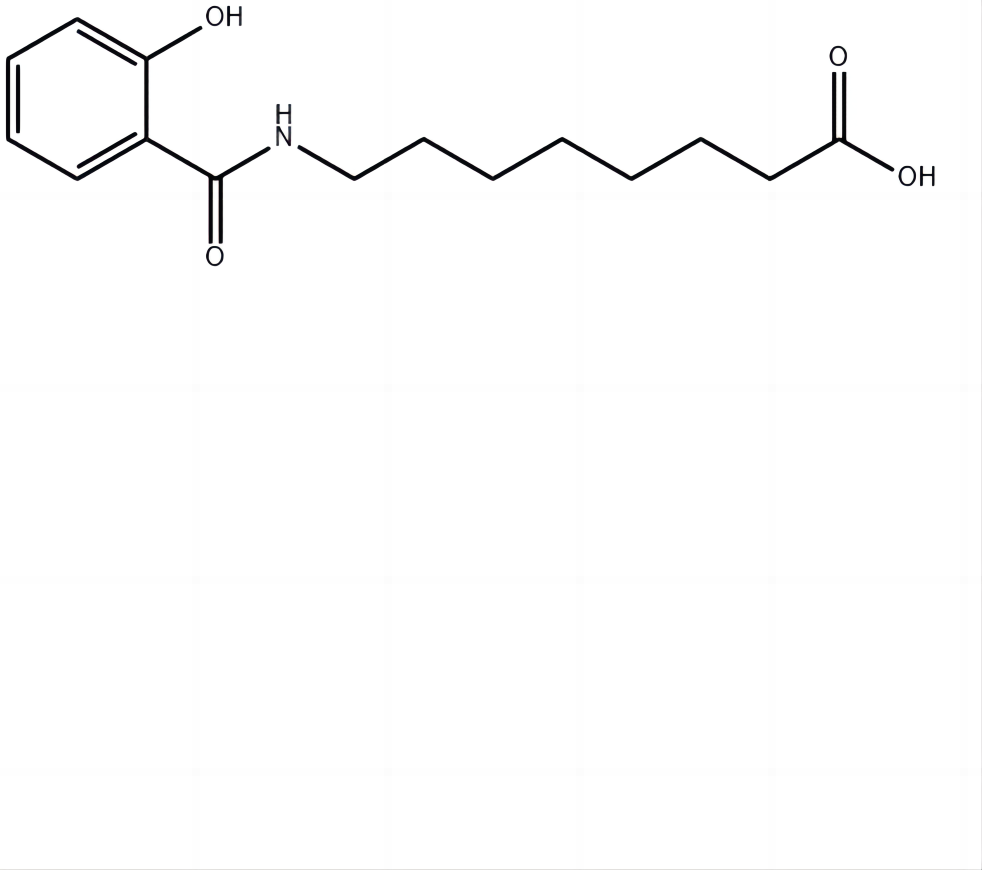 8-(2-羟基苯甲酰氨基)辛酸,8-[(2-hydroxybenzoyl)amino]octanoic acid