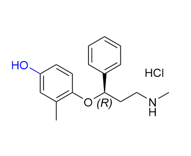 托莫西汀杂质12,(R)-3-methyl-4-(3-(methylamino)-1-phenylpropoxy)phenol hydrochloride