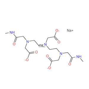 卡地胺钠,calcium sodium 2-[bis[2-(carboxylatomethyl-(methylcarbamoylmethyl)amino)ethyl]amino]acetate