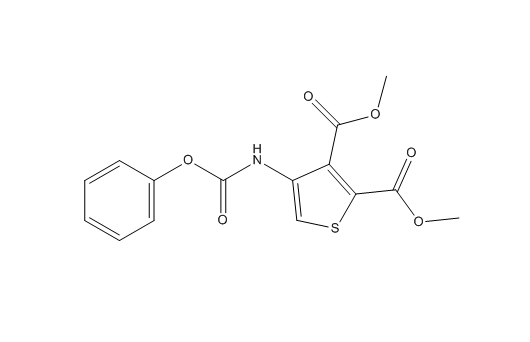 4-((苯氧羰基)氨基)噻吩-2,3-二羧酸二甲酯,2,3-Thiophenedicarboxylic acid, 4-[(phenoxycarbonyl)amino]-, 2,3-dimethyl ester