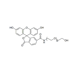 FITC-PEG-OH 荧光素-聚乙二醇-羟基 Fluorescein-PEG-Hydroxy