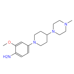 2-甲氧基-4-[4-(4-甲基-1-哌嗪基)-1-哌嗪基]-盐酸苯胺,[2-Methoxy-4-[4-(4-methylpiperazin-1-yl)piperidin-1-yl]phenyl]amine