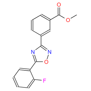 3-[5-(2-氟苯基)-1,2,4-恶二唑-3-基]-苯甲酸甲酯,Methyl3-(5-(2-fluorophenyl)-1,2,4-oxadiazol-3-yl)benzoate