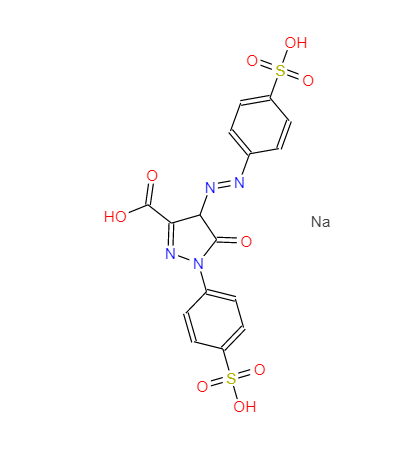 檸檬黃色素,tartrazine