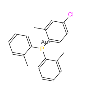 氯[三(邻甲苯基)膦]金(I)；83076-07-7
