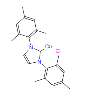 (1,3-二均三甲苯基咪唑-2-亚基)氯化铜(I),Chloro(1,3-dimesitylimidazol-2-ylidene)copper(I)