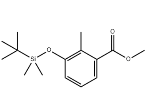 3-((叔丁基二甲基甲硅烷基)氧基)-2-甲基苯甲酸甲酯,methyl 3-(tert-butyldimethylsilyloxy)-2-methylbenzoate
