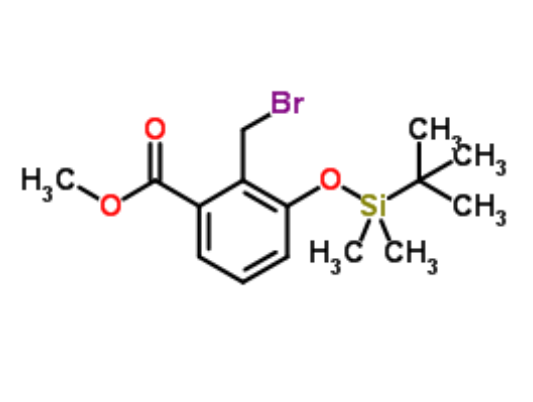 甲基 2-(溴甲基)-3-((叔-丁基二甲基甲硅烷基)氧代)苯酸盐,Methyl 2-(Bromomethyl)-3-((Tert-Butyldimethylsilyl)Oxy)Benzoate