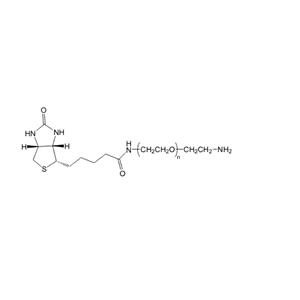 α-生物素-ω-氨基聚乙二醇,Biotin-PEG-NH2