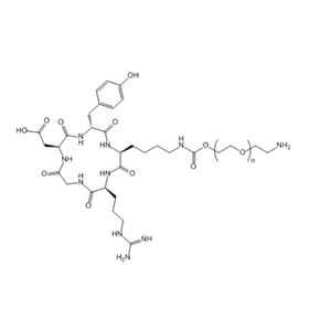 cRGD-PEG-NH2 环(RGD)-聚乙二醇-氨基 cRGD-PEG-Amine