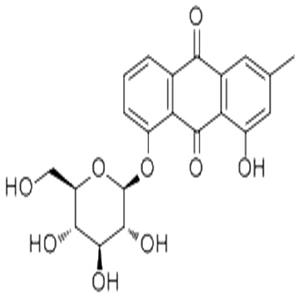 大黄酚-8-O-葡萄糖苷,Chrysophanol-8-O-β-D-glucopyranoside