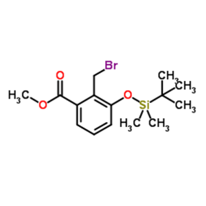 甲基 2-(溴甲基)-3-((叔-丁基二甲基甲硅烷基)氧代)苯酸盐