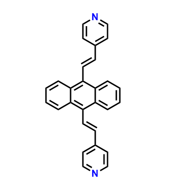 9,10-双(2-(吡啶-4-基)乙烯基)蒽,9,10-Bis(2-(pyridin-4-yl)vinyl)anthracene