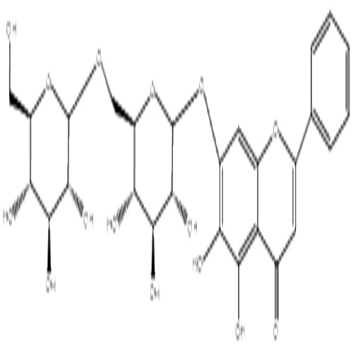 木蝴蝶苷B,Oroxin B; Baicalin-7-diglucoside