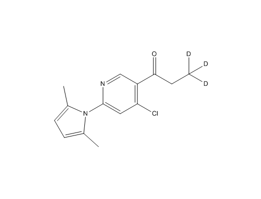 1-(4-氯-6-(2,5- 二甲基-1H-吡咯-1- 基)吡啶-3-基)丙-1-酮-3,3,3-D3,1-(4-chloro-6-(2,5-dimethyl-1H-pyrrol-1-yl)pyridin-3-yl)propan-1-one-3,3,3-d3
