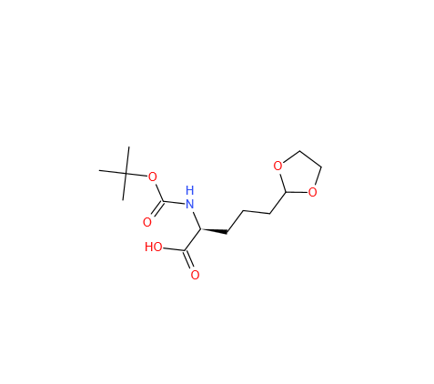 (2S)-2-{[(tert-butoxy)carbonyl]amino}-5-(1,3-dioxolan-2-yl)pentanoic acid