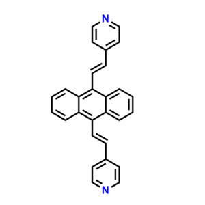 9,10-双(2-(吡啶-4-基)乙烯基)蒽