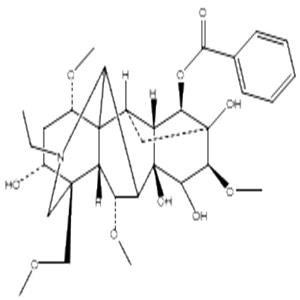 苯甲酰乌头原碱,Benzoylaconitine