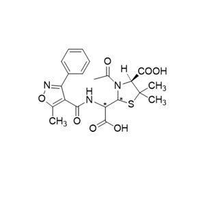 苯唑西林开环乙酰,Oxacillin Open-Ring Ethyl Esterification