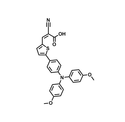 2-Propenoic acid, 3-[5-[4-[bis(4-methoxyphenyl)amino]phenyl]-2-thienyl]-2-cyano-, (2Z)-