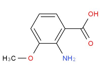 2-氨基-3-甲氧基苯甲酸,2-azanyl-3-methoxy-benzoic acid