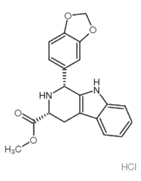 他达那非中间体,Methyl (1R,3R)-1-(1,3-benzodioxol-5-yl)-2,3,4,9-tetrahydro-1H-pyrido[3,4-b]indole-3-carboxylate
