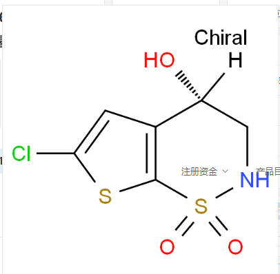 (S)-6-氯-3,4-二氫-2H-噻吩并[3,2-E]-1,2-噻嗪-4-醇 1,1-二氧化物,(S)-6-CHLORO-1,1-DIOXO-1,2,3,4-TETRAHYDRO-1LAMBDA*6*-THIENO[3,2-E][1,2]THIAZIN-4-OL