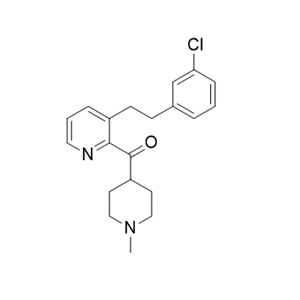 氯雷他定甲酮,(1-Methyl-4-piperidinyl) {3[2-(3-chlorophenyl) ethyl ]2-pyridinyl} methanone