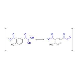 沙丁醇胺杂质39,methyl 2-hydroxy-5-(2-oxoacetyl)benzoate compound with methyl 5-(2,2-dihydroxyacetyl)-2-hydroxybenzoate