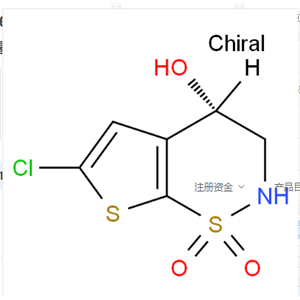 (S)-6-氯-3,4-二氢-2H-噻吩并[3,2-E]-1,2-噻嗪-4-醇 1,1-二氧化物,(S)-6-CHLORO-1,1-DIOXO-1,2,3,4-TETRAHYDRO-1LAMBDA*6*-THIENO[3,2-E][1,2]THIAZIN-4-OL