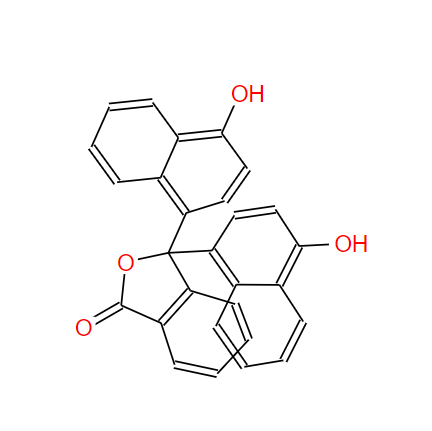 1-萘酚酞,3,3-bis(4-hydroxy-1-naphthyl)phthalide