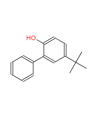 4-叔-丁基-2-苯基苯酚,5-(1,1-dimethylethyl)[1,1'-biphenyl]-2-ol