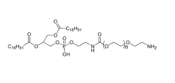 二棕榈酰磷酯酰乙醇胺-聚乙二醇-氨基,DPPE-PEG-NH2