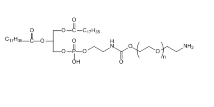 二硬脂酰基磷脂酰乙醇胺-聚乙二醇-氨基,DSPE-PEG-NH2