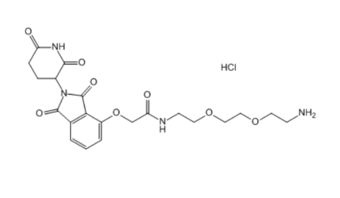 沙利度胺-O-酰胺-二聚乙二醇-氨基盐酸盐,Thalidomide-O-amido-PEG2-NH2.HCl