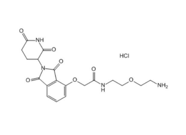 沙利度胺-O-酰胺-一聚乙二醇-氨基盐酸盐,Thalidomide-O-amido-PEG1-NH2.HCl