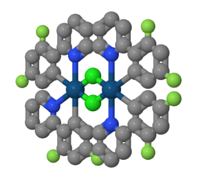 二-μ-氯四[3,5-二氟-2-(2-吡啶基-κN)苯基-κC]二铱,Iridium, di-μ-chlorotetrakis[3,5-difluoro-2-(2-pyridinyl-κN)phenyl-κC]di-