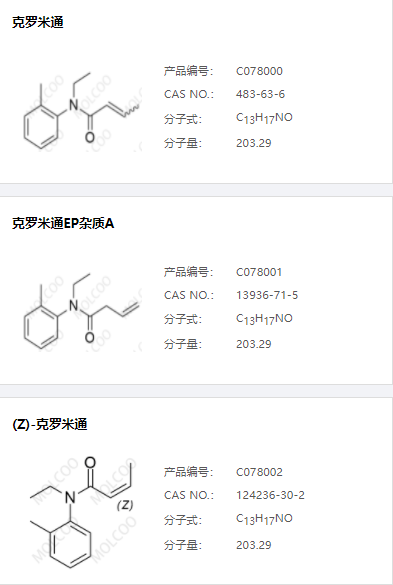 克罗米通杂质,Crotamiton Impurity