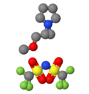1-（甲氧基乙基）-1-甲基吡咯烷鎓双（三氟甲基磺酰基）酰亚胺,C8H18NO.C2F6NO4S2