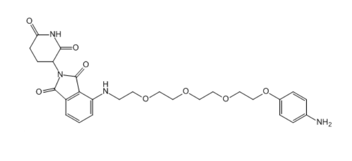 泊马度胺-四聚乙二醇-苯胺,Pomalidomide-PEG4-Ph-NH2